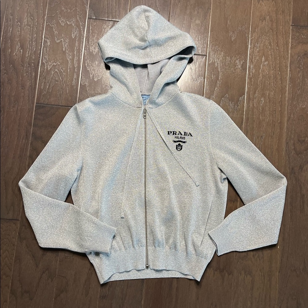 Silver Prada jogging set